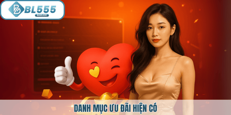 Danh mục ưu đãi hiện có